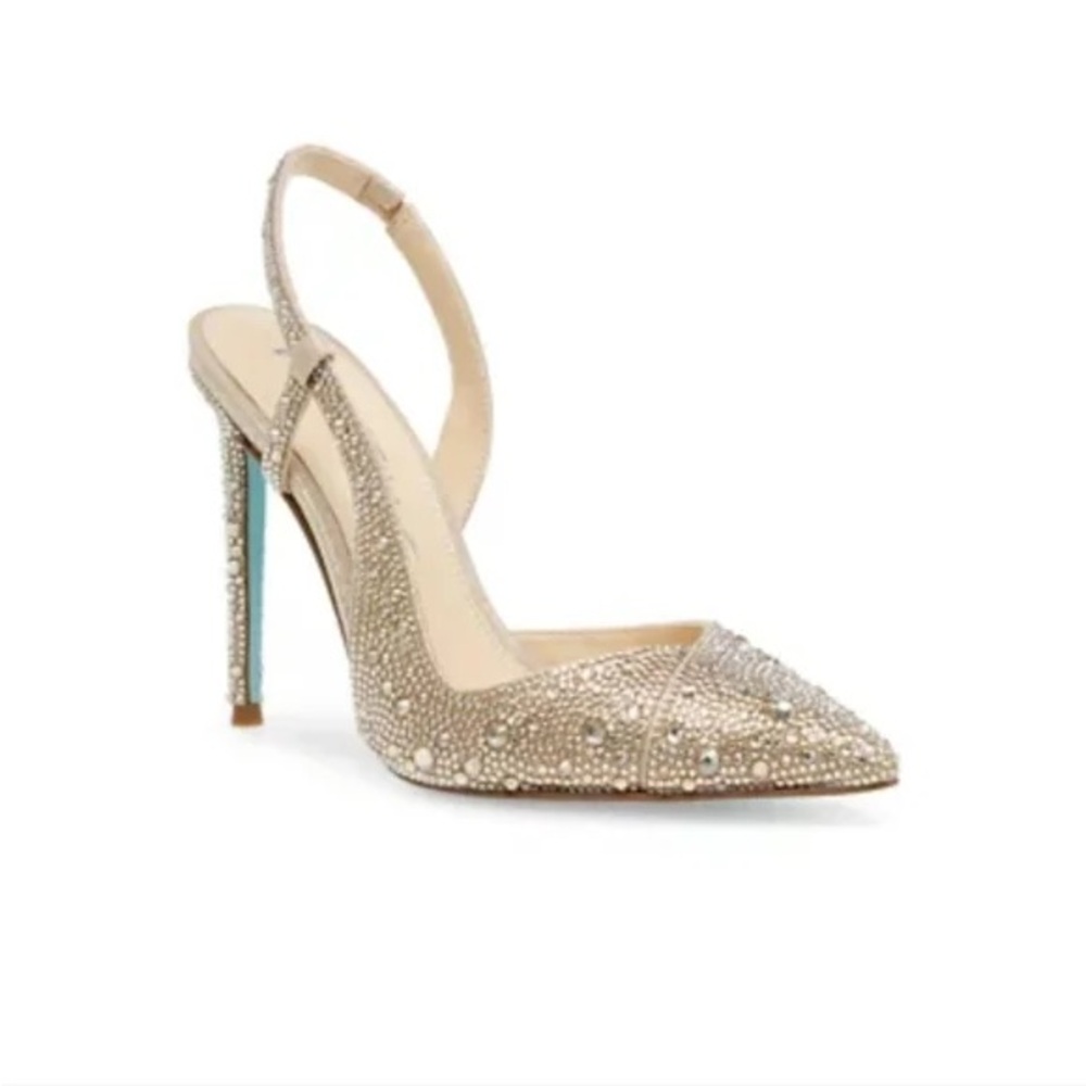 Betsey Johnson Rocky Slingback Evening Pumps